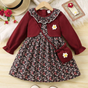 Robe Style Vintage avec jupe fleuri
