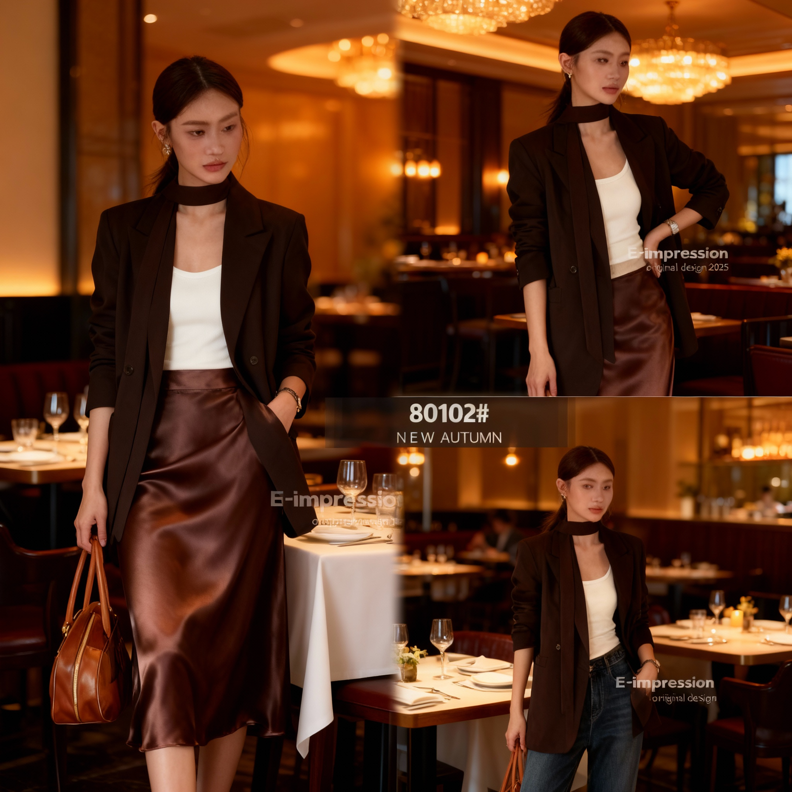 Blazer Double à Ceinture