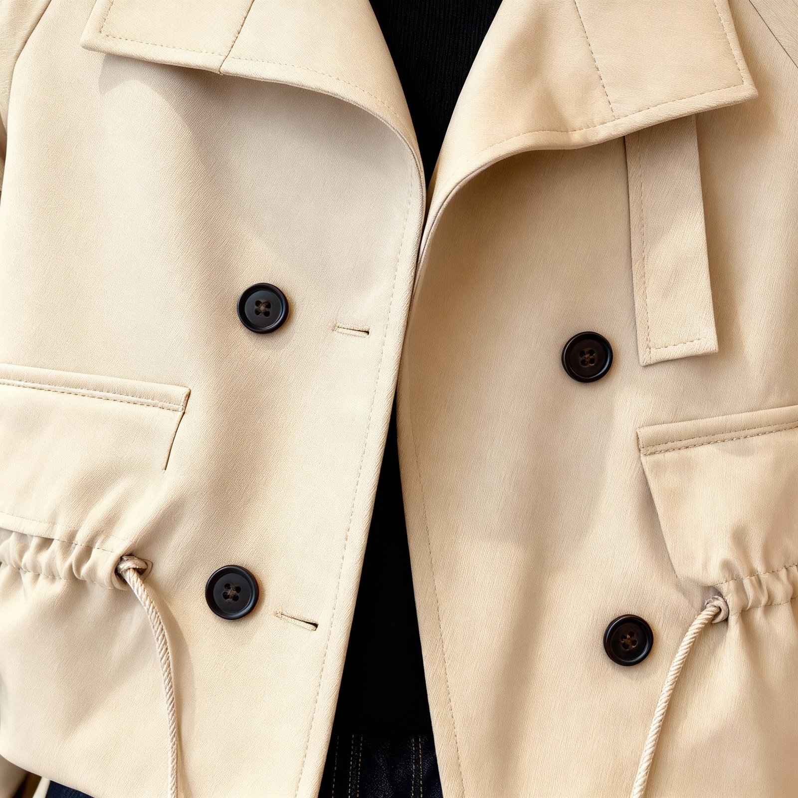 Veste en Gabardine - Élégante et Confortable pour Femme | Mode Tendance 2025 - Image 3