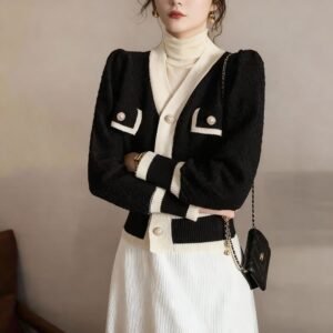 GILET CARDIGAN STYLE CHANEL - L'ÉLÉGANCE INTEMPORELLE