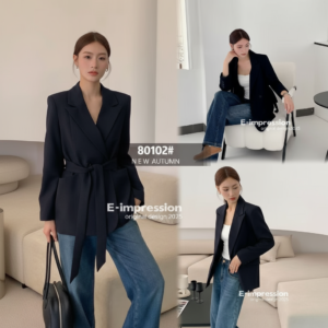 Veste Élégante à Ceinture - Disponible en 3 Couleurs